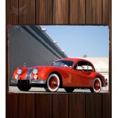 Металлическая табличка Jaguar XK140 Fixed Head Coupe